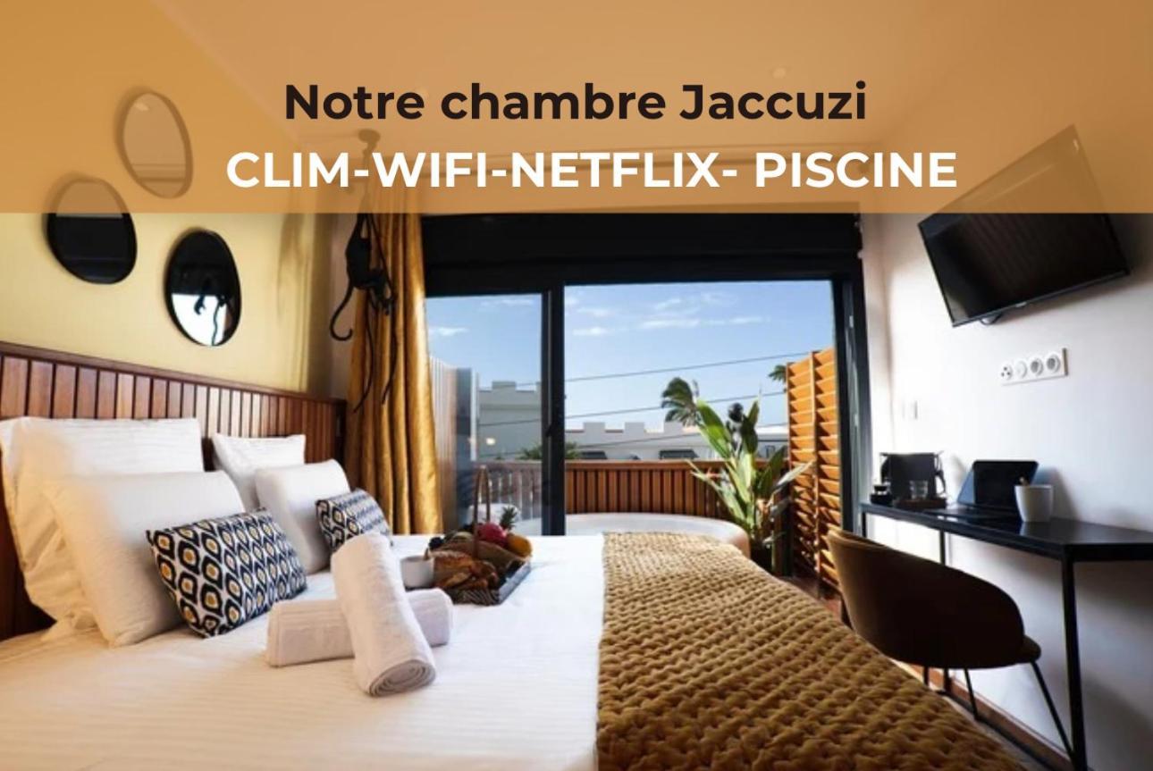Maison Le Patio Jacuzzi Saint-Denis Exterior foto